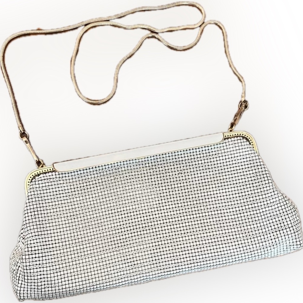 💕Vintage 💕 Glomesh Metal Mesh Evening Handbag Purse